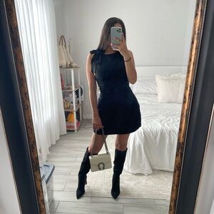 Anthropologie Black Mini Skirt